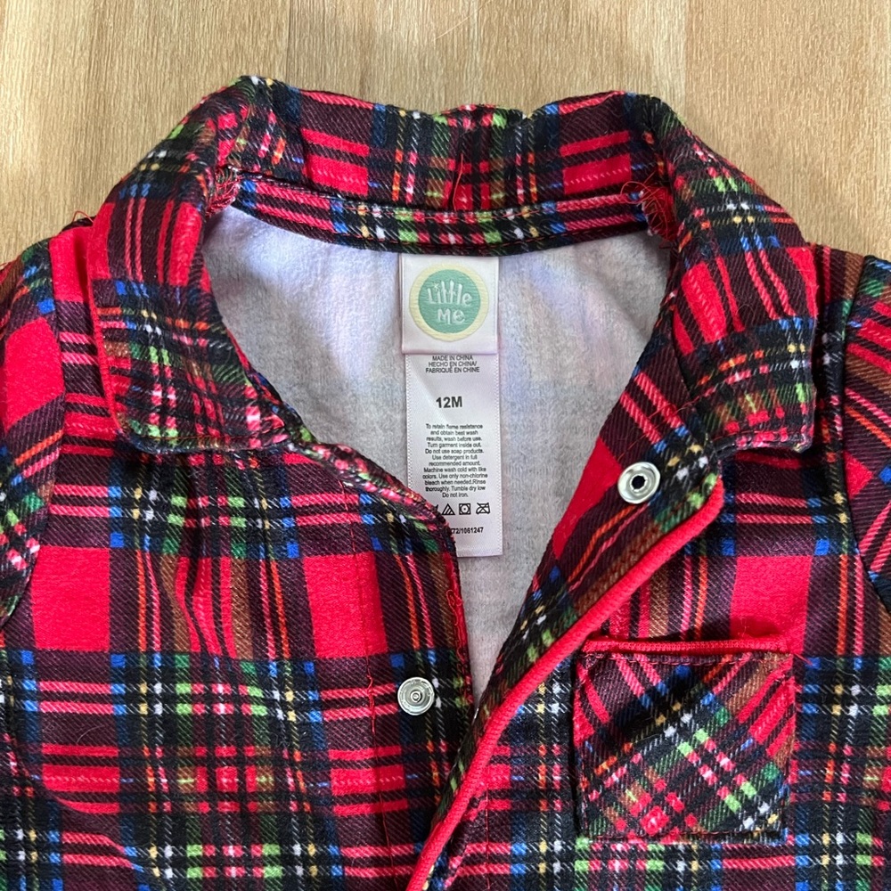 Holiday Footed Pajamas - Picture 2 of 5